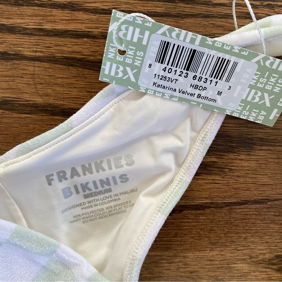 Frankie’s Hypebeast Diamond Velvet Bikini Set, Tatum Top & Katarina Bottom, NWT - Picture 12 of 15